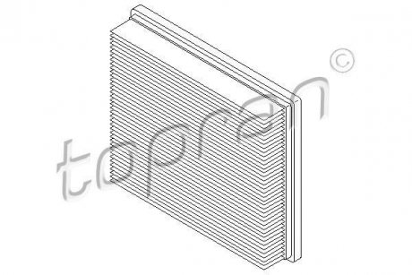 Фільтр повітряний TOPRAN / HANS PRIES 407734