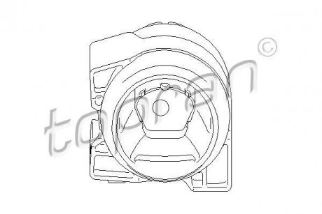 Подушка двигуна TOPRAN / HANS PRIES 407829