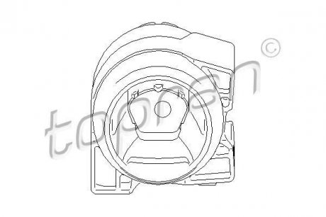 Подушка двигателя TOPRAN / HANS PRIES 407830