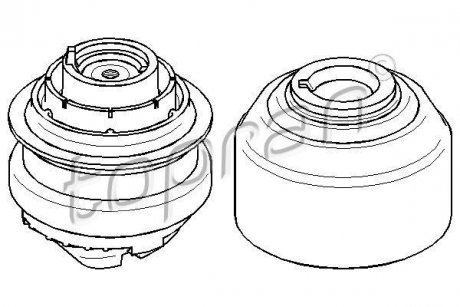 Подушка двигуна TOPRAN / HANS PRIES 407843 (фото 1)