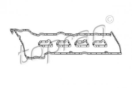 Zestaw uszczelek pokrywy zaworуw TOPRAN TOPRAN / HANS PRIES 407879