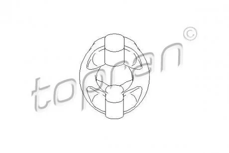Фото кронштейн, глушитель TOPRAN TOPRAN / HANS PRIES 500184 Кронштейн, глушитель TOPRAN TOPRAN / HANS PRIES 500184