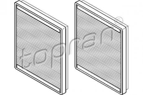Фильтр воздуха (салона) TOPRAN TOPRAN / HANS PRIES 500222