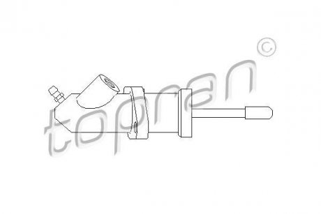 Рабочий цилиндр сцепления TOPRAN TOPRAN / HANS PRIES 500507