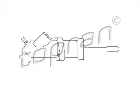 Рабочий цилиндр сцепления TOPRAN TOPRAN / HANS PRIES 500507