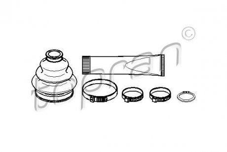 Пыльник приводного вала.) TOPRAN / HANS PRIES 500587