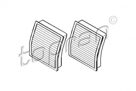 Фильтр воздуха (салона) TOPRAN / HANS PRIES 500646