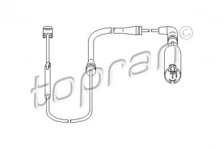 Датчик зносу гальмівних колодок TOPRAN / HANS PRIES 500659