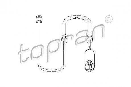 Датчик износа тормозных колодок TOPRAN TOPRAN / HANS PRIES 500664
