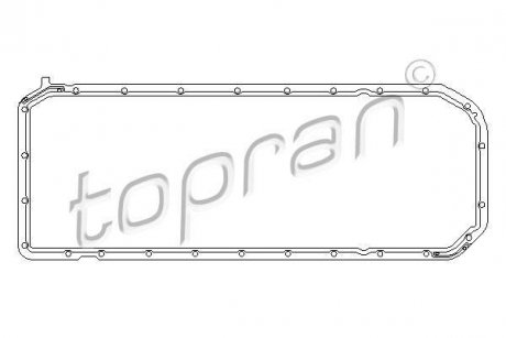 Прокладка масляного поддона TOPRAN / HANS PRIES 500775 (фото 1)