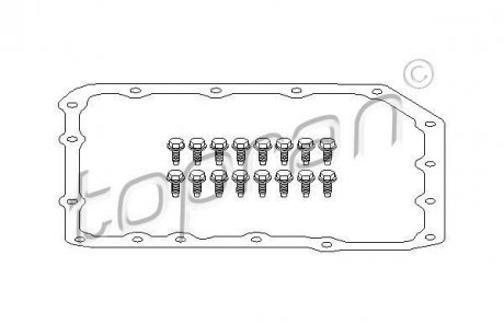 Прокладка, масляного піддону автоматично. коробки передач TOPRAN / HANS PRIES 500784
