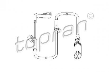 Датчик зносу гальмівних колодок TOPRAN / HANS PRIES 500993