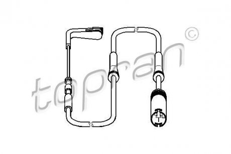 Датчик износа тормозных колодок TOPRAN / HANS PRIES 500996 (фото 1)