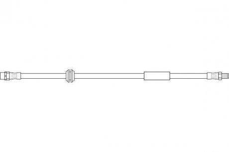 Шланг гальмівний TOPRAN / HANS PRIES 501069