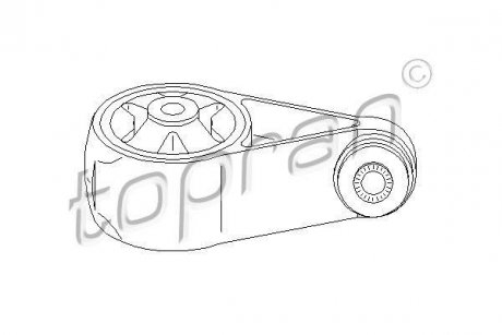 Подушка двигателя TOPRAN / HANS PRIES 501081