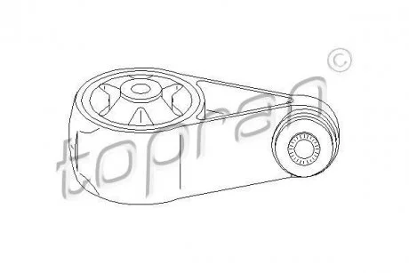 Подушка двигателя TOPRAN / HANS PRIES 501081