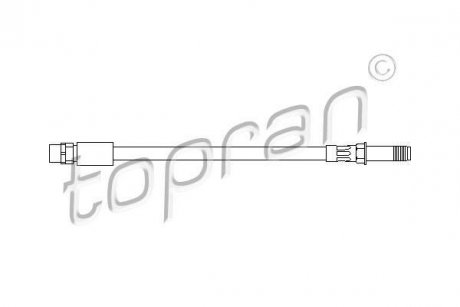 Шланг гальмівний TOPRAN / HANS PRIES 501128