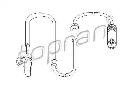 Датчик частоты вращения колеса TOPRAN / HANS PRIES 501234