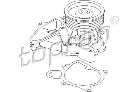 Насос води TOPRAN TOPRAN / HANS PRIES 501440