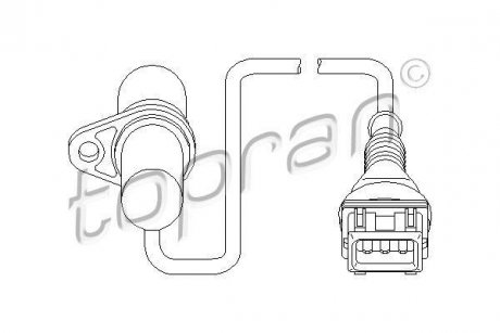 Датчик частоти обертання, керування двигуном TOPRAN / HANS PRIES 501444