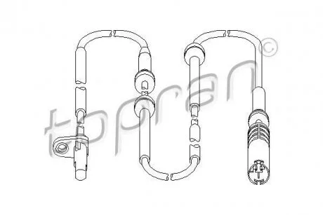 Фото датчик частоты вращения колеса TOPRAN / HANS PRIES 501456 Датчик частоты вращения колеса TOPRAN / HANS PRIES 501456