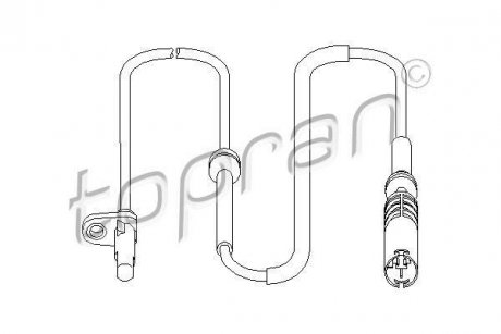 Датчик частоты вращения колеса TOPRAN / HANS PRIES 501463