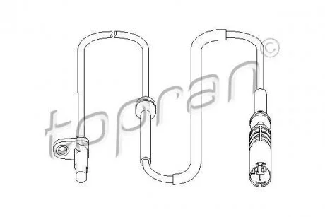 Фото датчик частоти обертання колеса TOPRAN / HANS PRIES 501463 Датчик частоти обертання колеса TOPRAN / HANS PRIES 501463