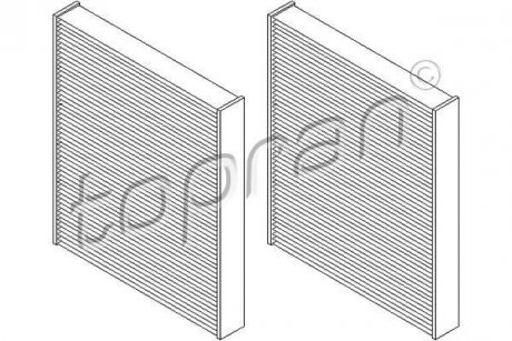 Фільтр салону TOPRAN / HANS PRIES 501647