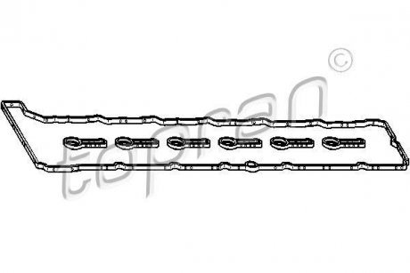 Zestaw uszczelek pokrywy zaworуw TOPRAN TOPRAN / HANS PRIES 501696