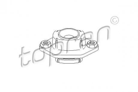 Подушка з опорним підшипником стійки Mc Phersona TOPRAN / HANS PRIES 501760