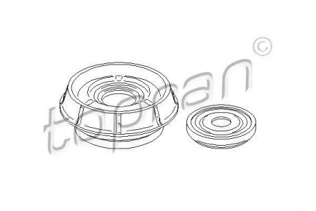 Опора стойка амортизатора TOPRAN / HANS PRIES 700350