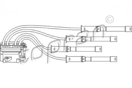 Котушка запалювання TOPRAN / HANS PRIES 700471