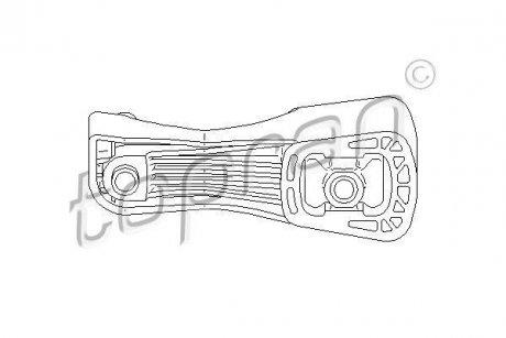 Подушка двигателя TOPRAN / HANS PRIES 700527