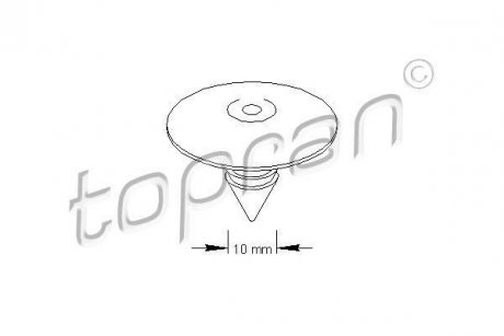 Пружинный зажим TOPRAN TOPRAN / HANS PRIES 700581