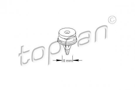 Пружинний затискач TOPRAN / HANS PRIES 700585