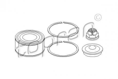 Набор колесных подшипников ступицы. TOPRAN / HANS PRIES 700637