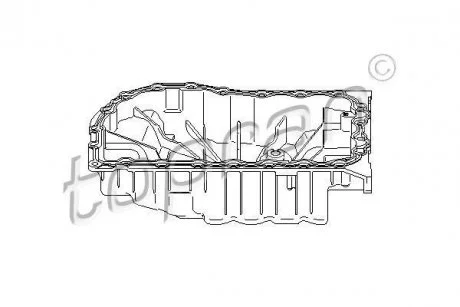 Масляный поддон TOPRAN TOPRAN / HANS PRIES 700685