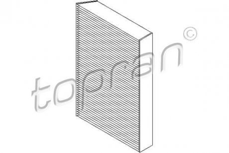 Фильтр салона TOPRAN / HANS PRIES 700743