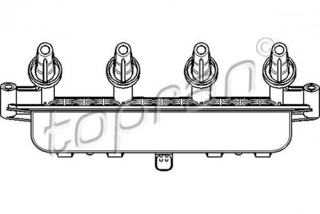 Котушка запалювання TOPRAN / HANS PRIES 701403