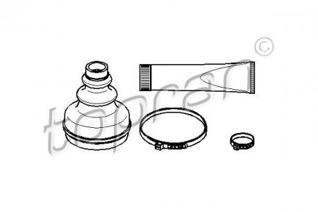 Пыльник приводного вала.) TOPRAN TOPRAN / HANS PRIES 721152