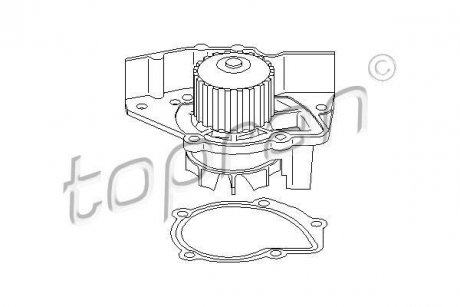 Помпа води TOPRAN / HANS PRIES 721218