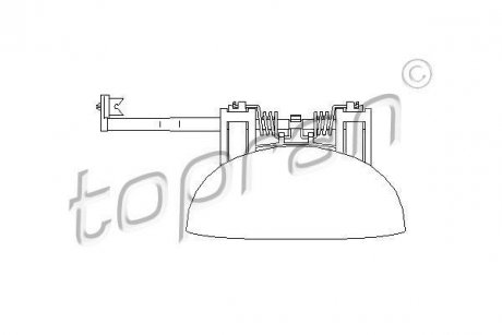 Ручка дверей TOPRAN TOPRAN / HANS PRIES 721714