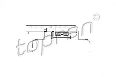 Ручка дверей TOPRAN TOPRAN / HANS PRIES 721723