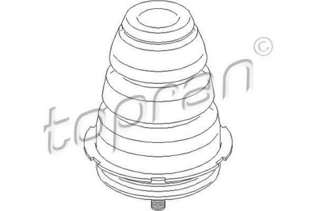Втулка, листовая рессора TOPRAN / HANS PRIES 721803