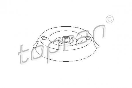 Опора стойка амортизатора TOPRAN / HANS PRIES 721808