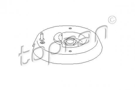 Опора стойка амортизатора TOPRAN / HANS PRIES 721809