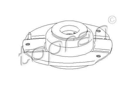 Опора стійка амортизатора TOPRAN / HANS PRIES 721811 (фото 1)