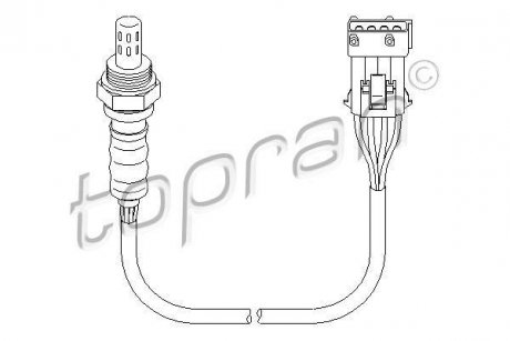 Лямбда-зонд TOPRAN / HANS PRIES 721861