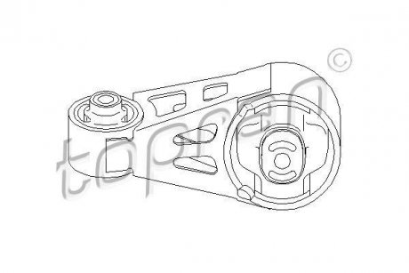Подушка двигателя TOPRAN / HANS PRIES 722311 (фото 1)