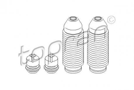 Пильовик амортизатора TOPRAN TOPRAN / HANS PRIES 914101